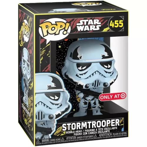Funko Pop! Stormtrooper #455 Retro Star Wars Vinyl Figure Box
