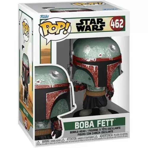 Funko Pop! Boba Fett #462 Metallic Star Wars Vinyl Figure Box