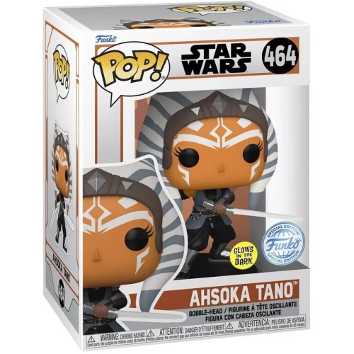 Funko Pop! Ahsoka Tano #464 Glows in the Dark Star Wars Box