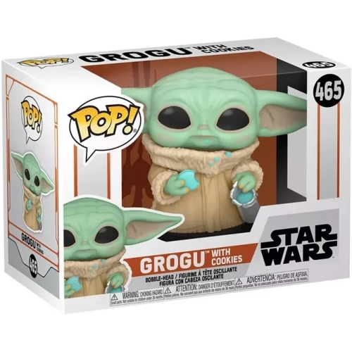 Funko Pop! Grogu with Cookies #465 Star Wars Vinyl Figure Box
