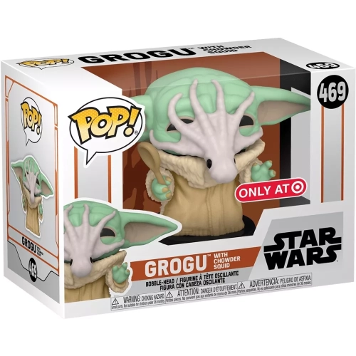 Funko Pop! Grogu with Chowder Squid #469 Star Wars Box
