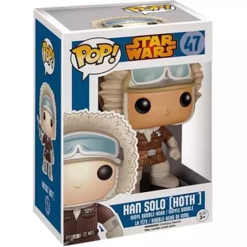 Funko Pop! Han Solo [Hoth] #47 Star Wars Vinyl Figure Box
