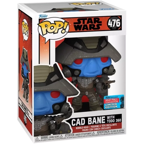 Funko Pop! Cad Bane with Todo 360 #476 Star Wars Vinyl Figure Box