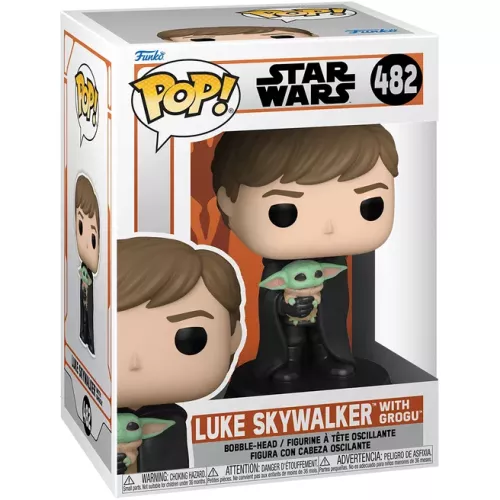 Funko Pop! Luke Skywalker with Grogu #482 Star Wars Box