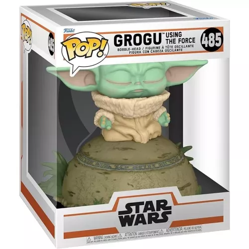 Funko Pop! Grogu using the Force #485 Lights & Sound! Box
