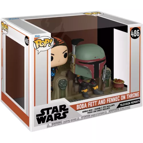 Funko Pop! Boba Fett and Fennec on Throne #486 Star Wars Box