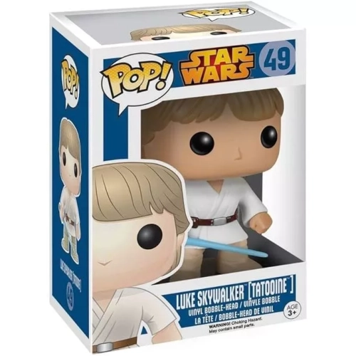 Funko Pop! Luke Skywalker [Tatooine] #49 Star Wars Box