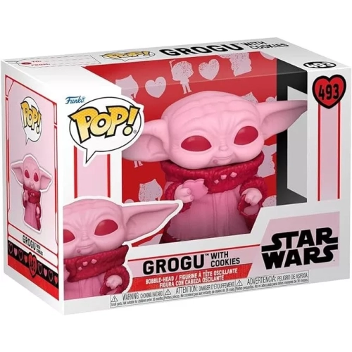 Funko Pop! Grogu with Cookies #493 Valentine's Star Wars Box