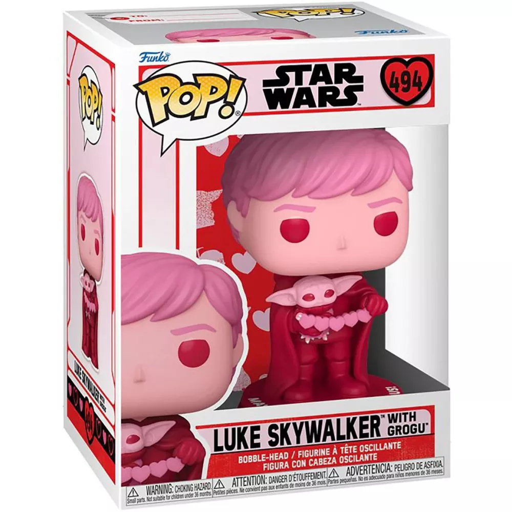Luke Skywalker with Grogu Box