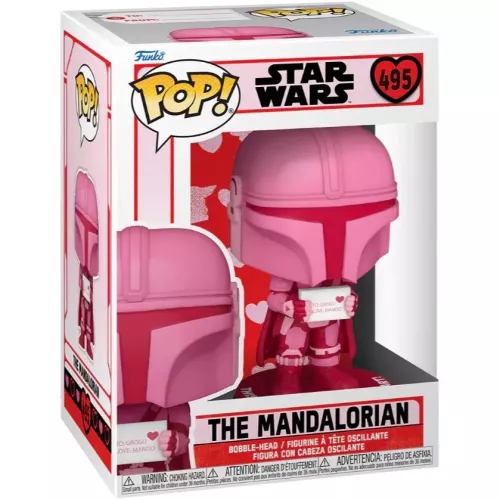 Funko Pop! The Mandalorian #495 Valentine's Star Wars Box