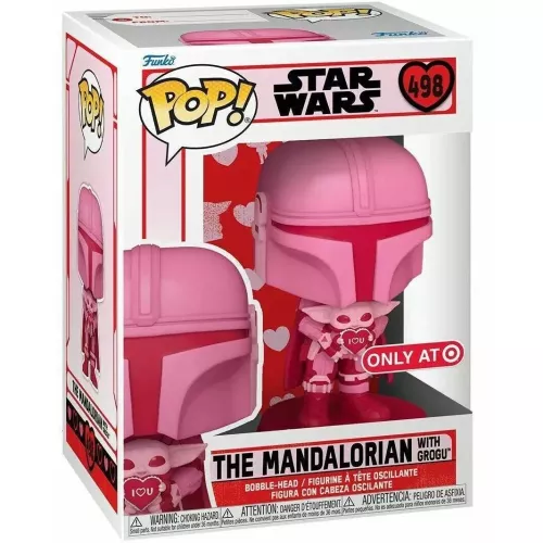 Funko Pop! The Mandalorian with Grogu #498 Valentine's Box