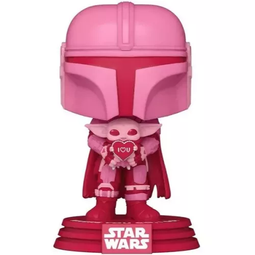 Funko Pop! The Mandalorian with Grogu #498 Valentine's