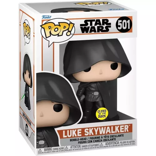 Funko Pop! Luke Skywalker #501 Glows in the Dark Star Wars Box