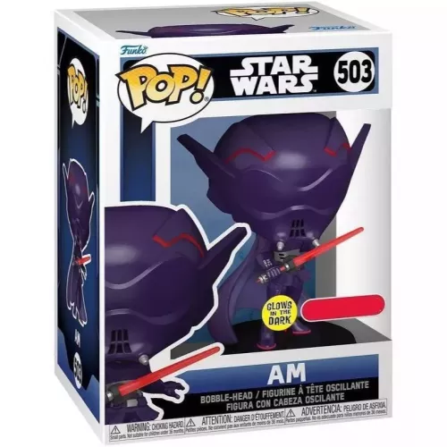 Funko Pop! Am #503 Glows in the Dark Star Wars Vinyl Figure Box
