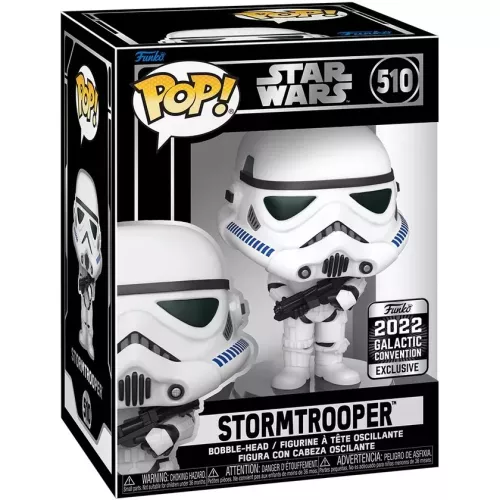 Funko Pop! Stormtrooper #510 Silver Base Star Wars Box