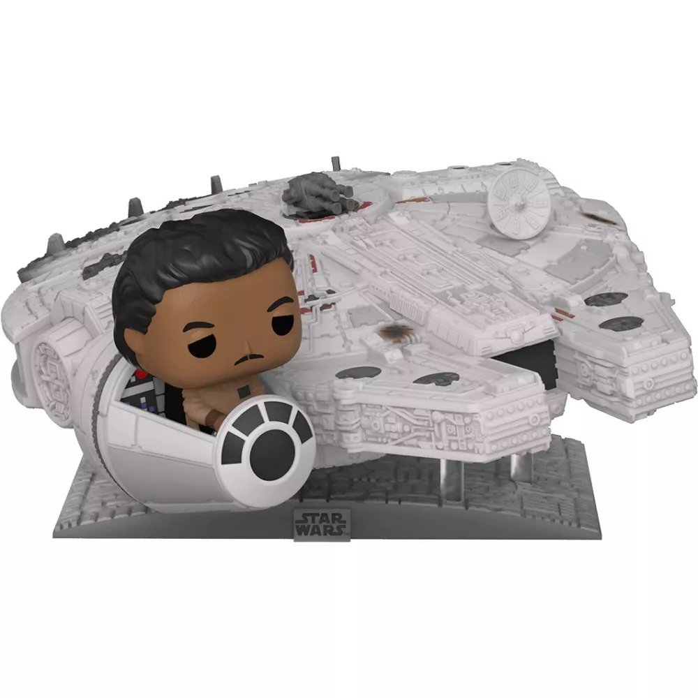 Lando Calrissian in Millennium Falcon
