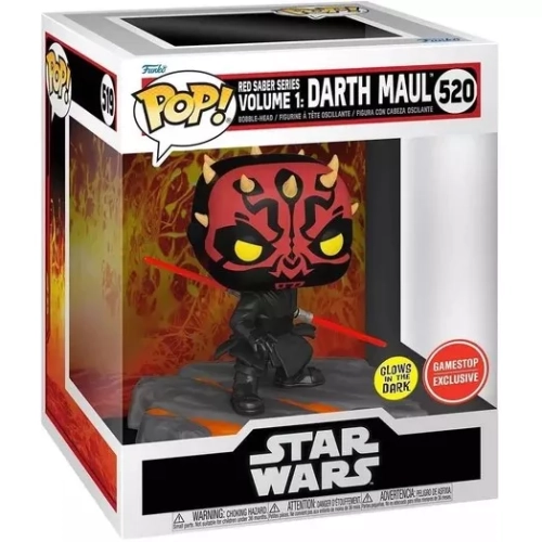 Funko Pop! Red Saber Series Volume 1: Darth Maul #520 Box