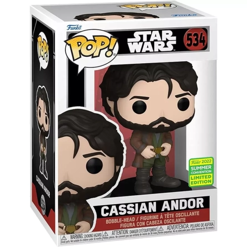 Funko Pop! Cassian Andor #534 Star Wars Vinyl Figure Box