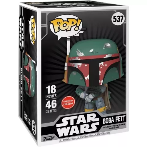 Funko Pop! Boba Fett #537 18 Inch Star Wars Vinyl Figure Box