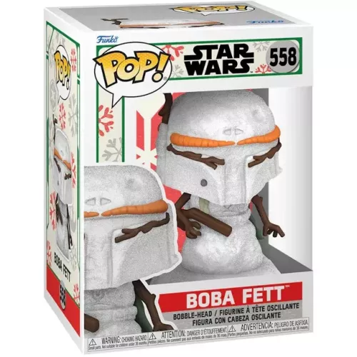 Funko Pop! Boba Fett #558 Snowman Star Wars Vinyl Figure Box