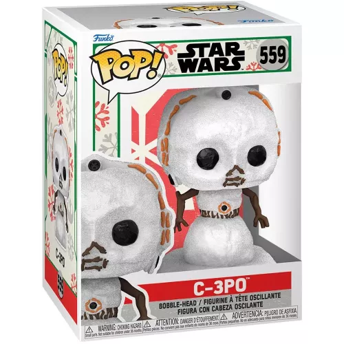 Funko Pop! C-3PO #559 Snowman Star Wars Vinyl Figure Box
