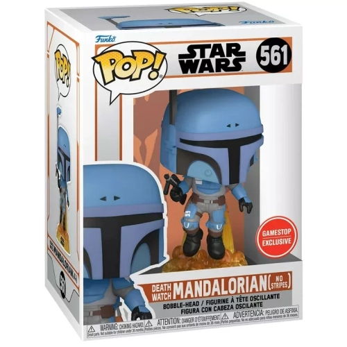Funko Pop! Death Watch Mandalorian (No Stripes) #561 Box