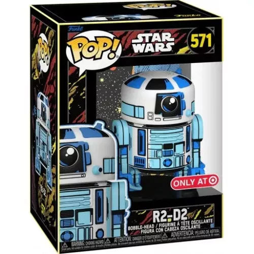 Funko Pop! R2-D2 #571 Retro Star Wars Vinyl Figure Box