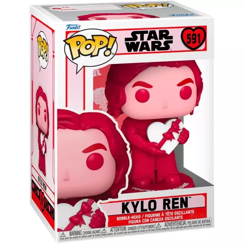 Funko Pop! Kylo Ren #591 Valentine's Star Wars Vinyl Figure Box