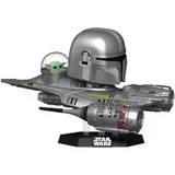 The Mandalorian in N1 Starfighter (with Grogu)