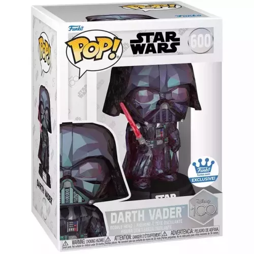 Funko Pop! Darth Vader #600 Faceted Collection Star Wars Disney 100 Box