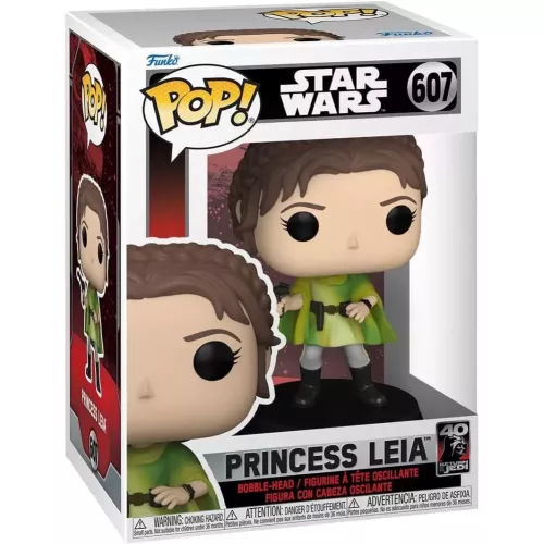 Funko Pop! Princess Leia #607 Star Wars Vinyl Figure Box