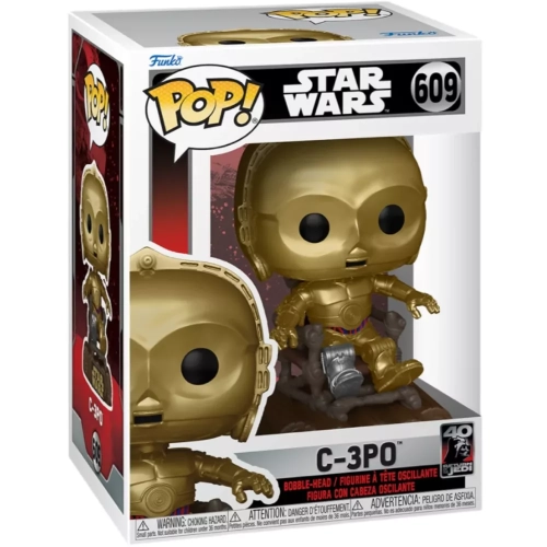 Funko Pop! C-3PO #609 on Throne Star Wars Vinyl Figure Box