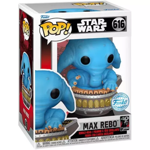 Funko Pop! Max Rebo #616 with Instruments Star Wars Box