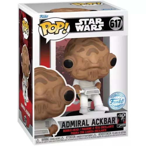 Funko Pop! Admiral Ackbar #617 Star Wars Vinyl Figure Box