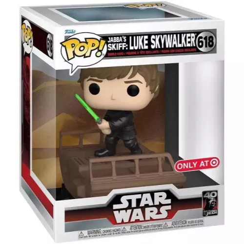 Funko Pop! Jabba's Skiff: Luke Skywalker #618 Build-A-Scene Box