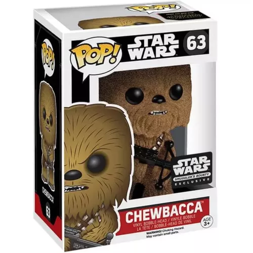 Funko Pop! Chewbacca #63 Flocked Star Wars Vinyl Figure Box