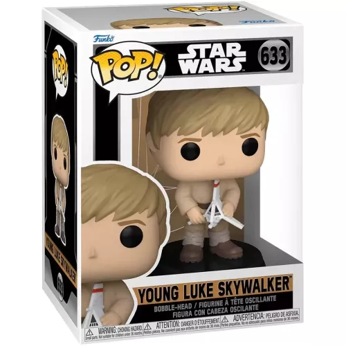 Funko Pop! Young Luke Skywalker #633 Star Wars Vinyl Figure Box