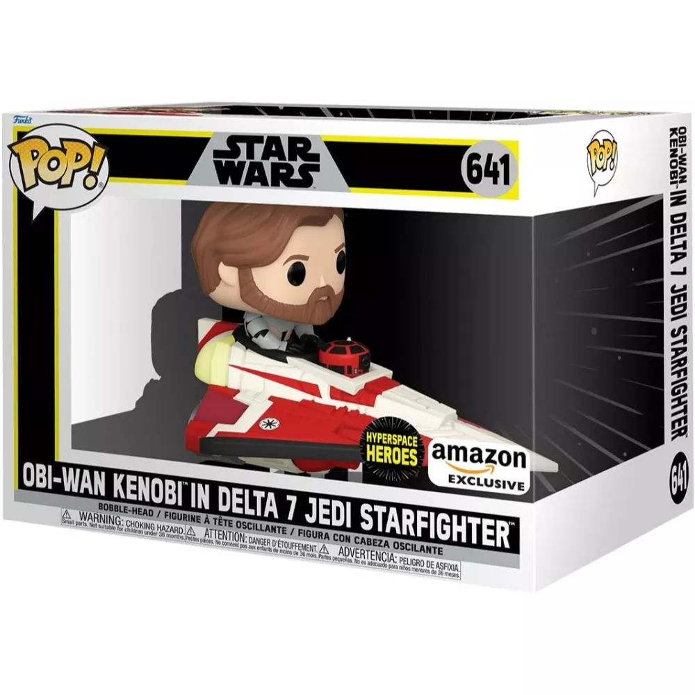 Obi-Wan Kenobi in Delta 7 Jedi Starfighter Box