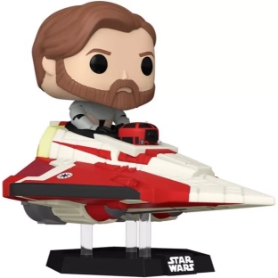 Obi-Wan Kenobi in Delta 7 Jedi Starfighter