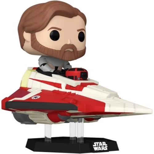 Funko Pop! Obi-Wan Kenobi in Delta 7 Jedi Starfighter #641