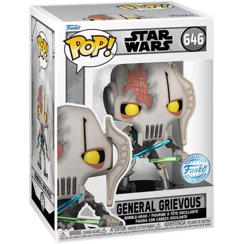 Funko Pop! General Grievous #646 Battle Damaged Star Wars Box
