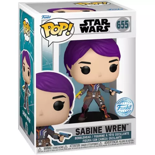 Funko Pop! Sabine Wren #655 Star Wars Vinyl Figure Box