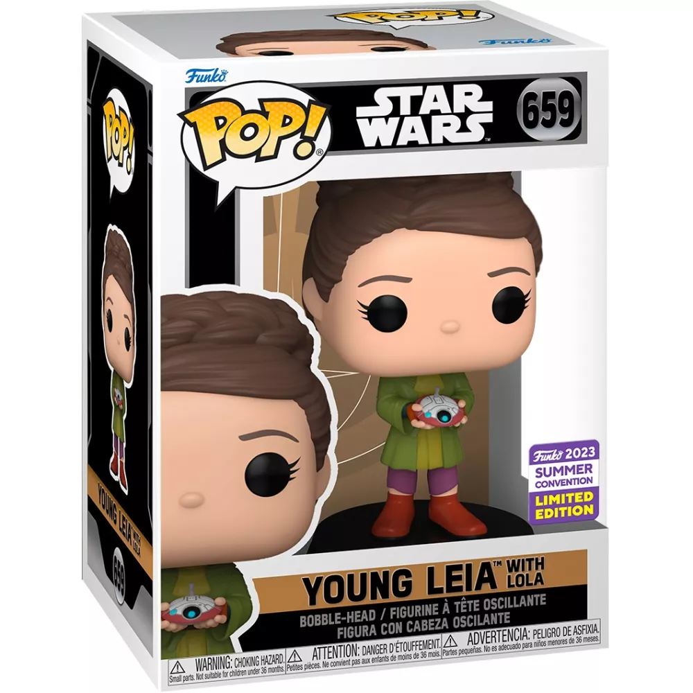 Young Leia with Lola Box