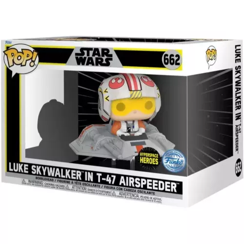 Funko Pop! Luke Skywalker in T-47 Airspeeder #662 Star Wars Box