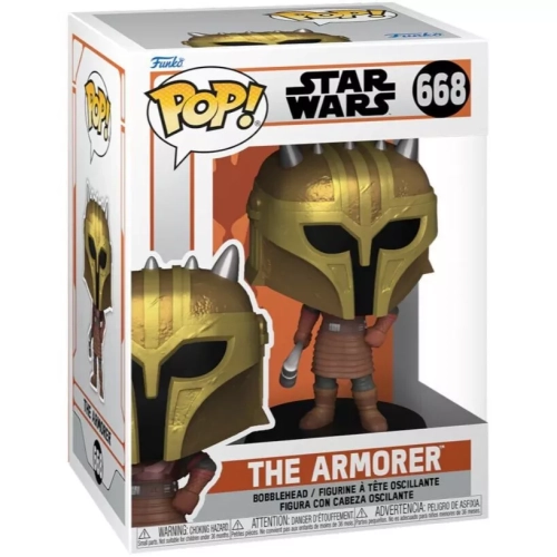 Funko Pop! The Armorer #668 Star Wars Vinyl Figure Box