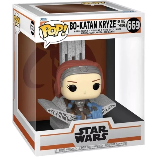 Funko Pop! Bo-Katan Kryze on the Throne #669 Star Wars Box