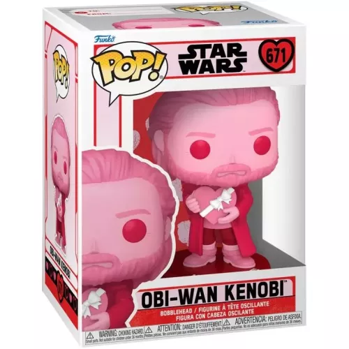 Funko Pop! Obi-Wan Kenobi #671 Valentine's Star Wars Box