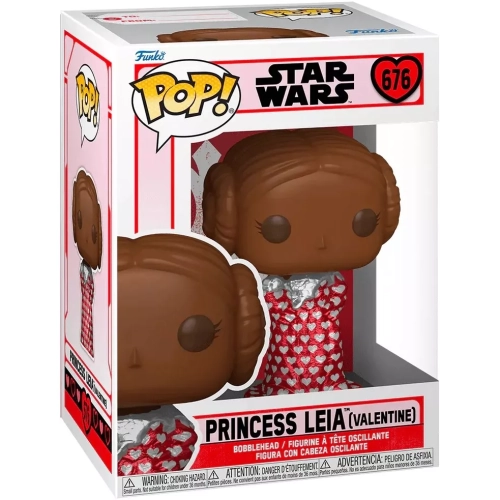 Funko Pop! Princess Leia (Valentine) #676 Chocolate Box
