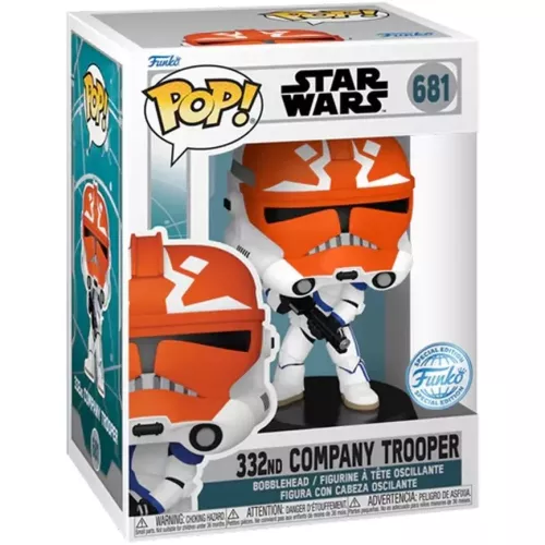 Funko Pop! 332nd Company Trooper #681 Star Wars Vinyl Figure Box