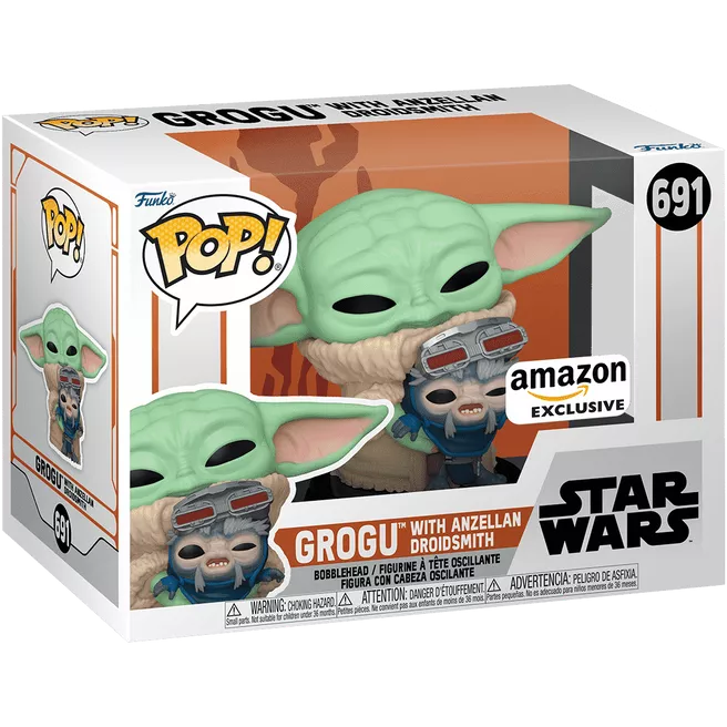 Grogu with Anzellan Droidsmith Box